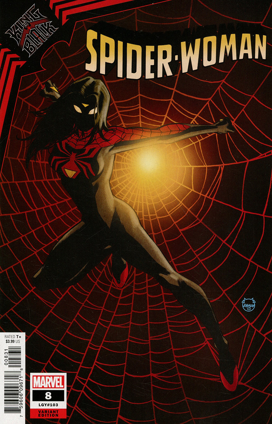 Spider-Woman Vol 7 #8 Cover C Variant Dave Johnson Cover (King In Black Tie-In)