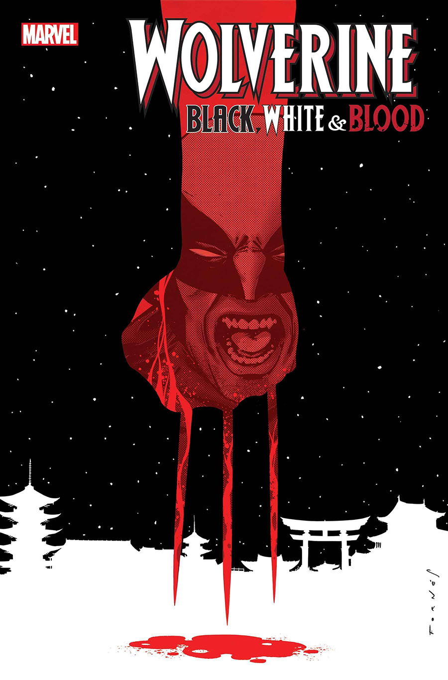 Wolverine Black White & Blood #3 Cover A Regular Jorge Fornes Cover