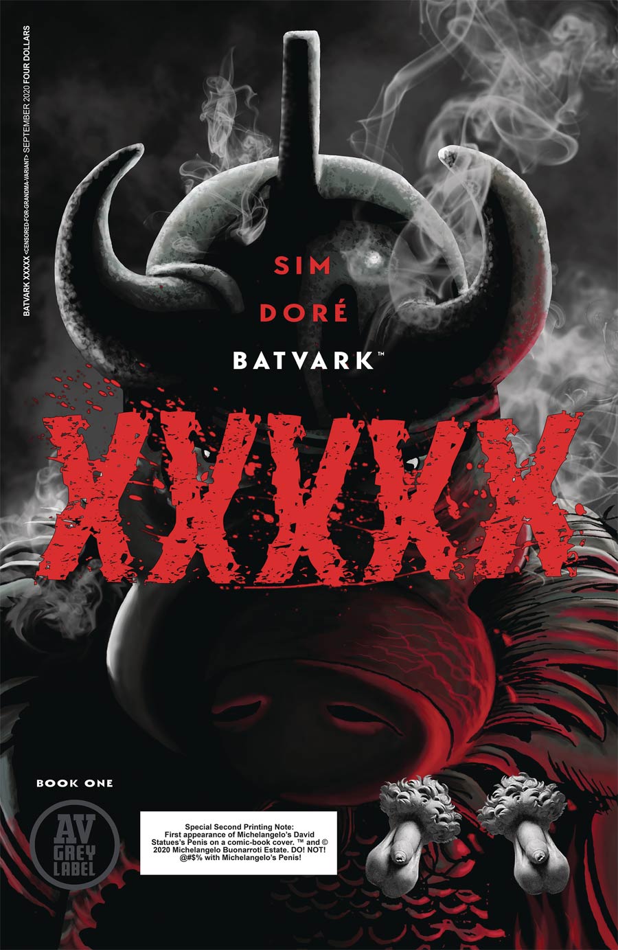 Batvark XXXXX One Shot Cover B 2nd Ptg