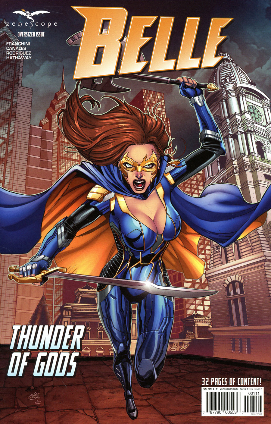 Grimm Fairy Tales Presents Belle Thunder Of Gods #1 (One Shot) Cover A Anthony Spay