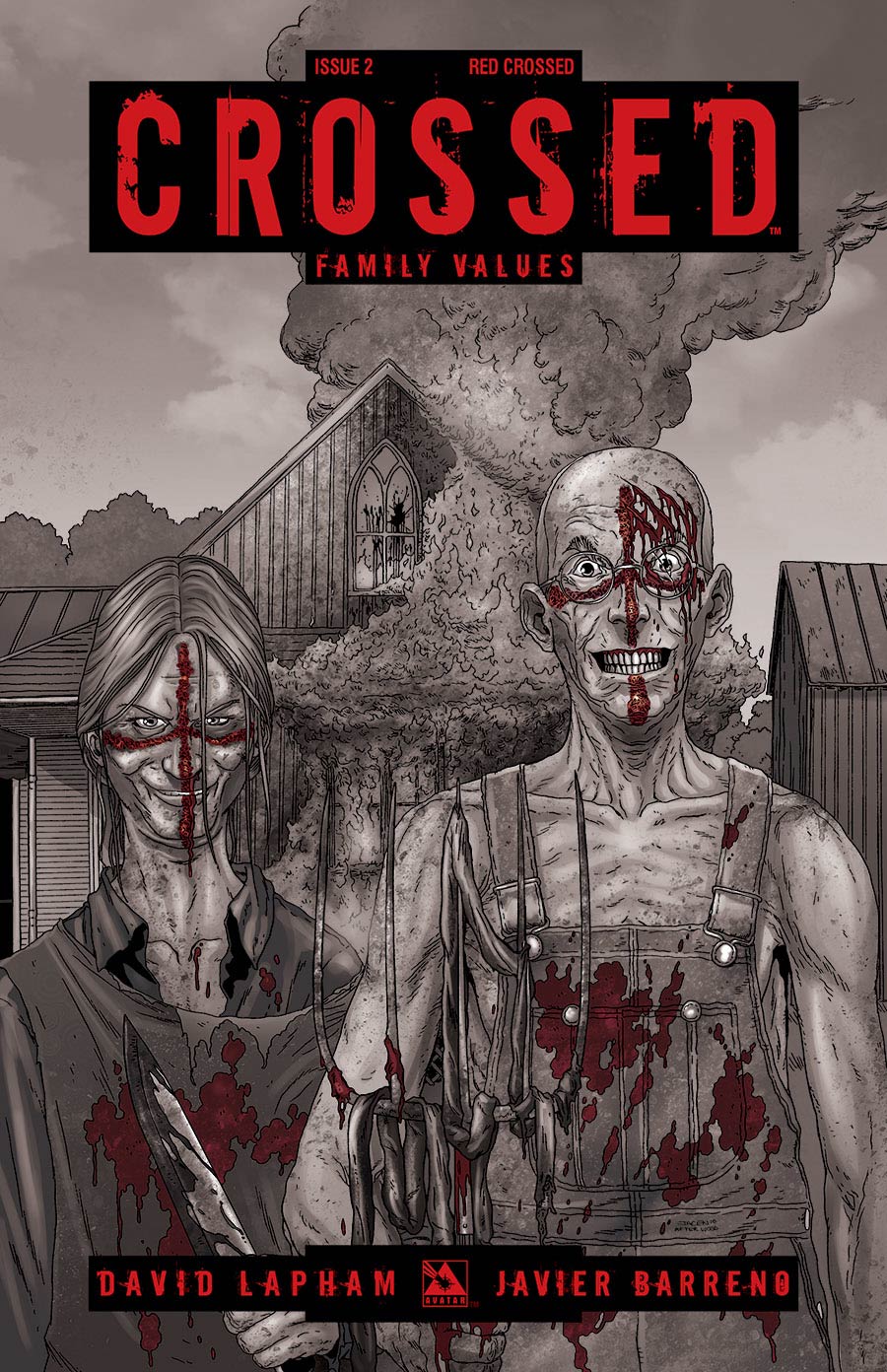 Crossed Family Values #2 Red Crossed Cover Sale Edition