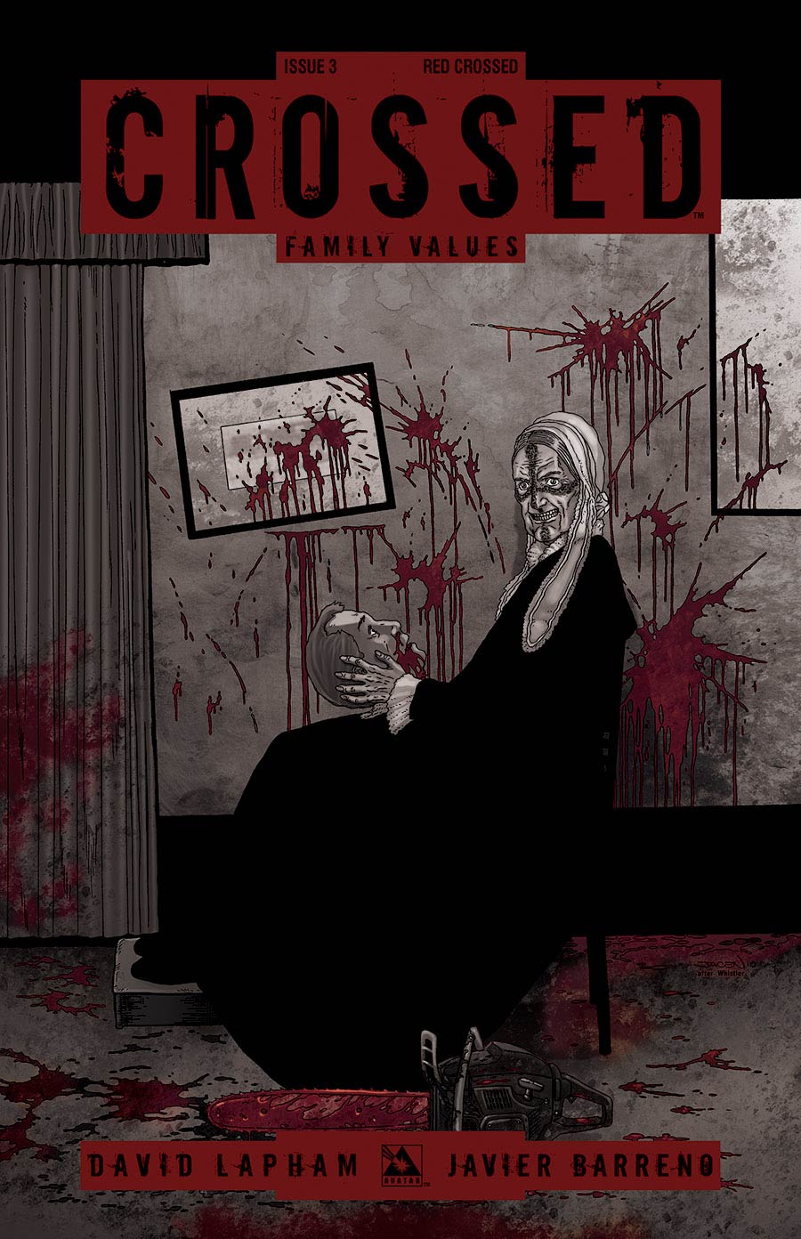 Crossed Family Values #3 Red Crossed Cover Sale Edition