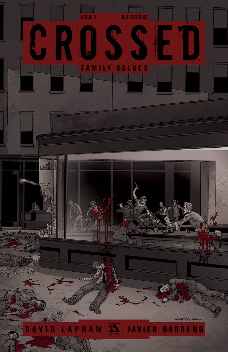 Crossed Family Values #5 Red Crossed Cover Sale Edition