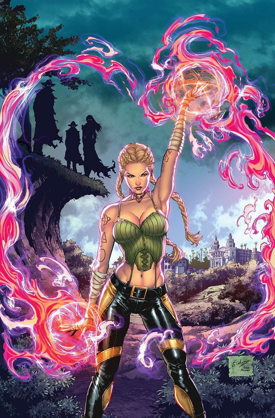 Grimm Fairy Tales Presents Grimm Universe Quarterly #1 Darkwatchers Cover A Edgar Salazar