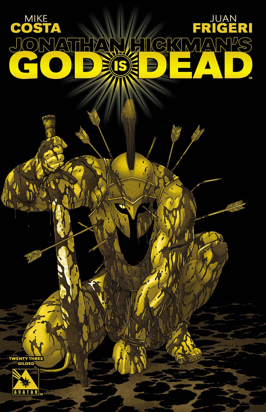 God Is Dead #23 Gilded Cover Sale Edition