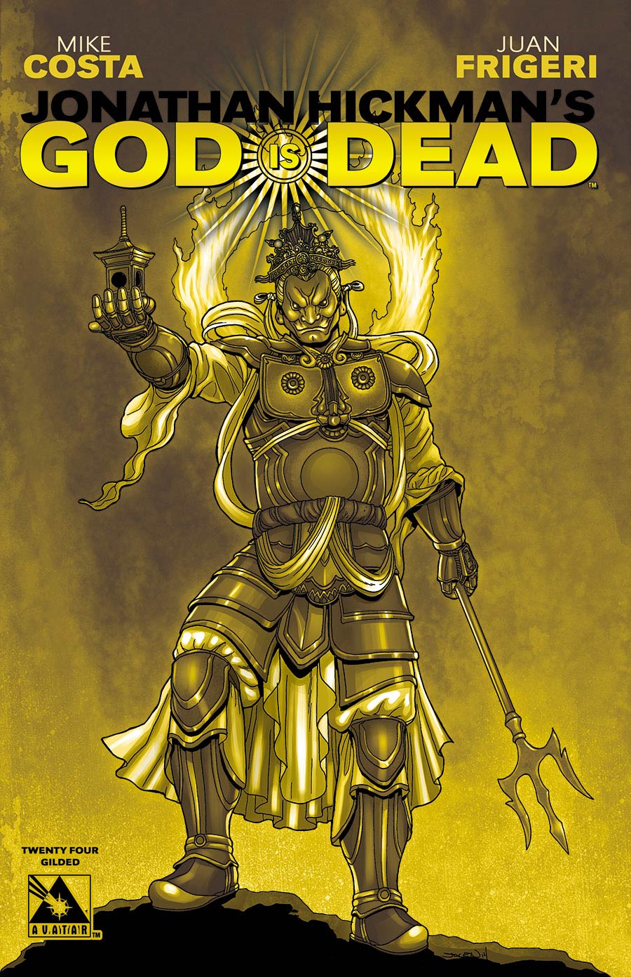 God Is Dead #24 Gilded Cover Sale Edition