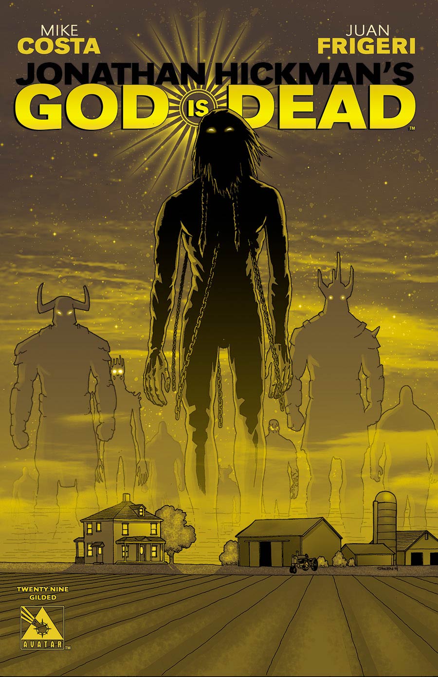 God Is Dead #29 Gilded Cover Sale Edition