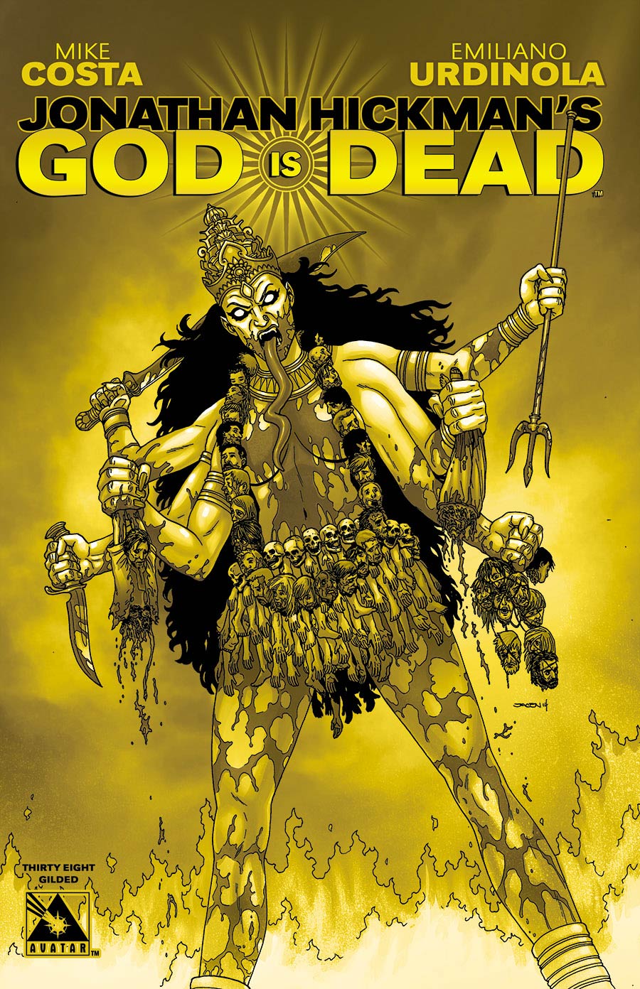 God Is Dead #38 Gilded Cover Sale Edition