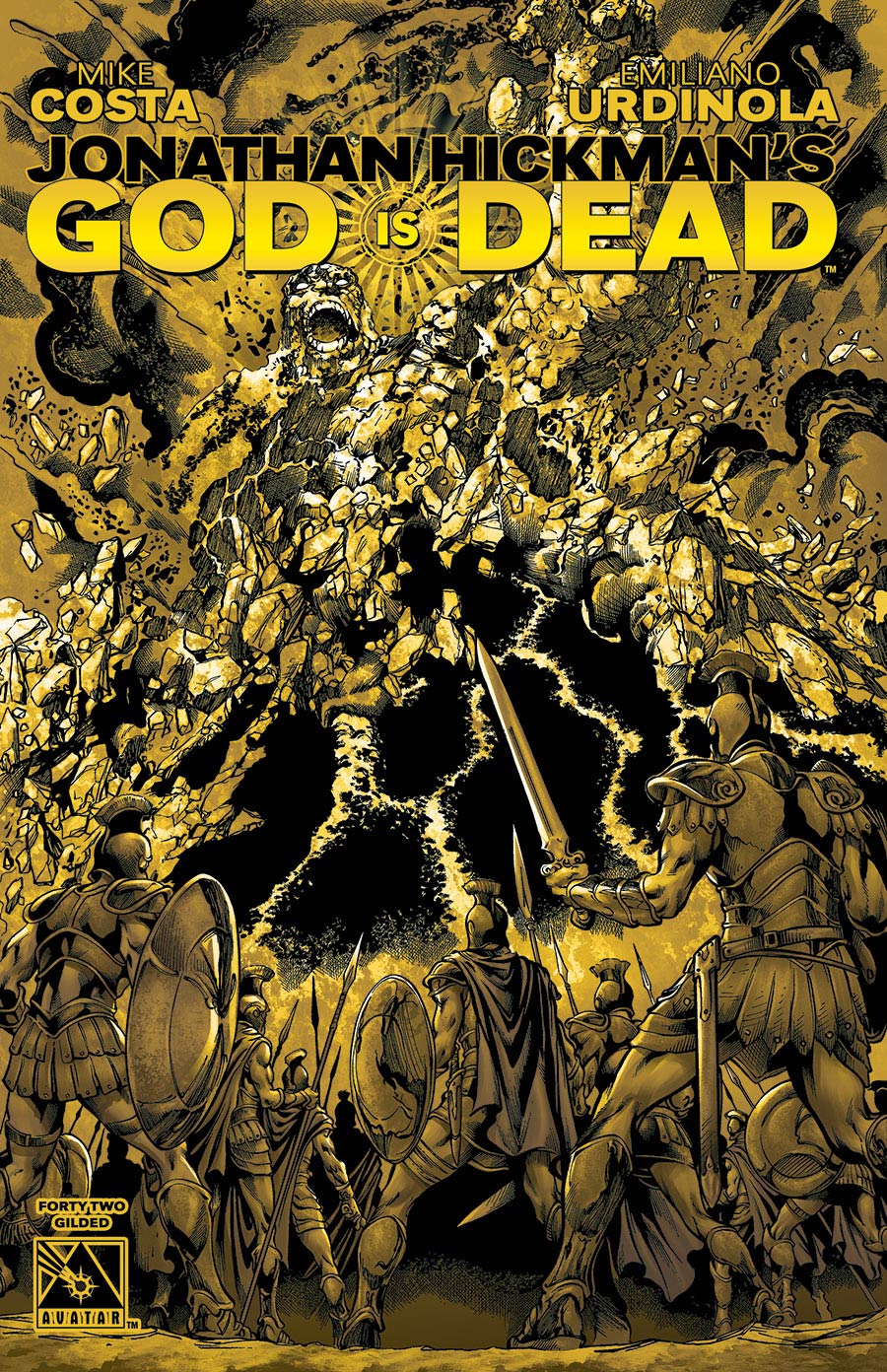 God Is Dead #42 Gilded Cover Sale Edition