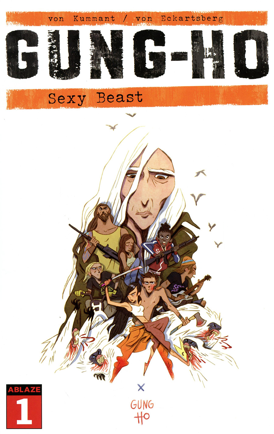 Gung-Ho Sexy Beast #1 Cover B Variant Uwe Heidschotter Cover