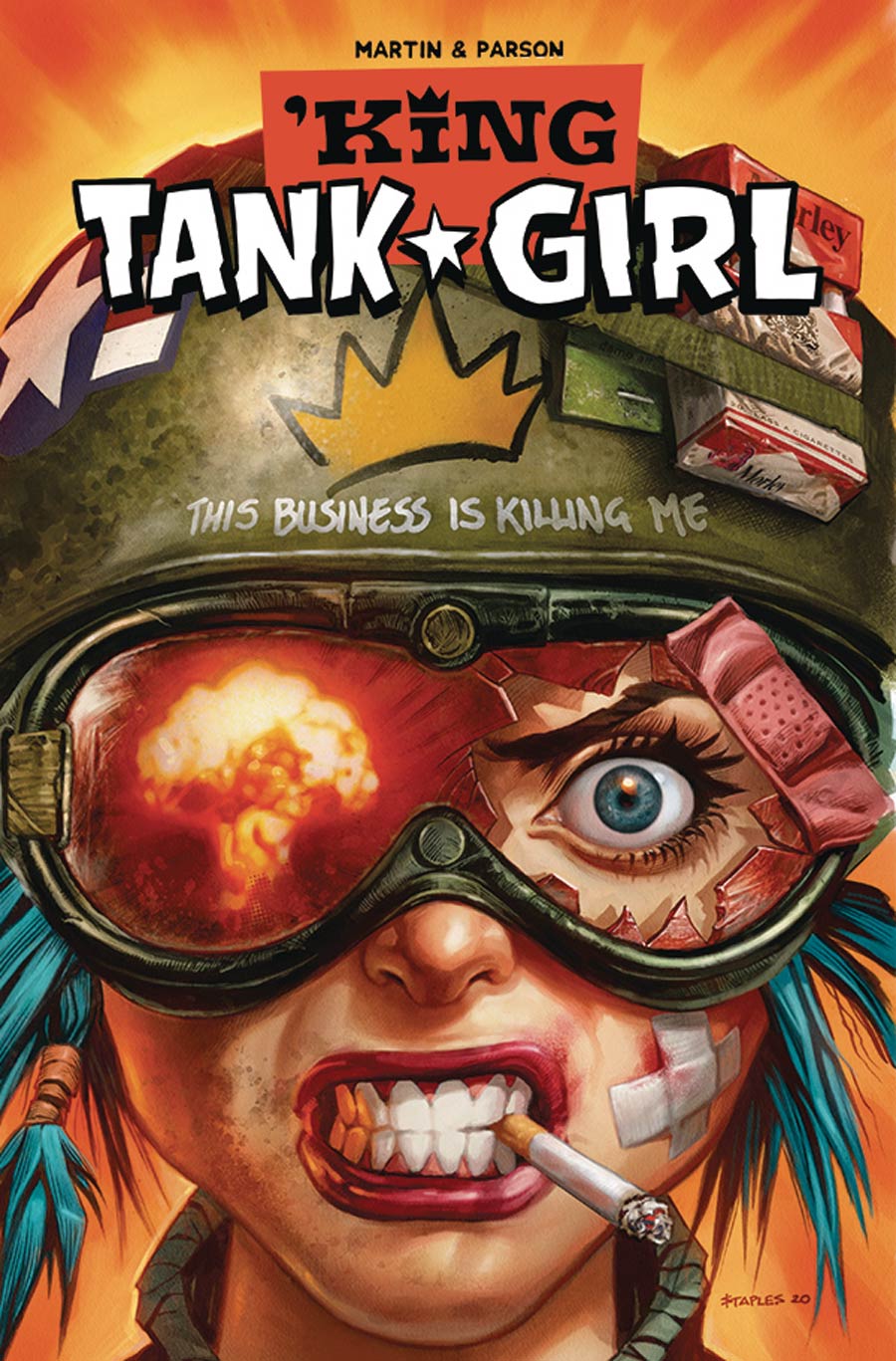 King Tank Girl #4 Cover B Variant Greg Staples Cardstock Cover