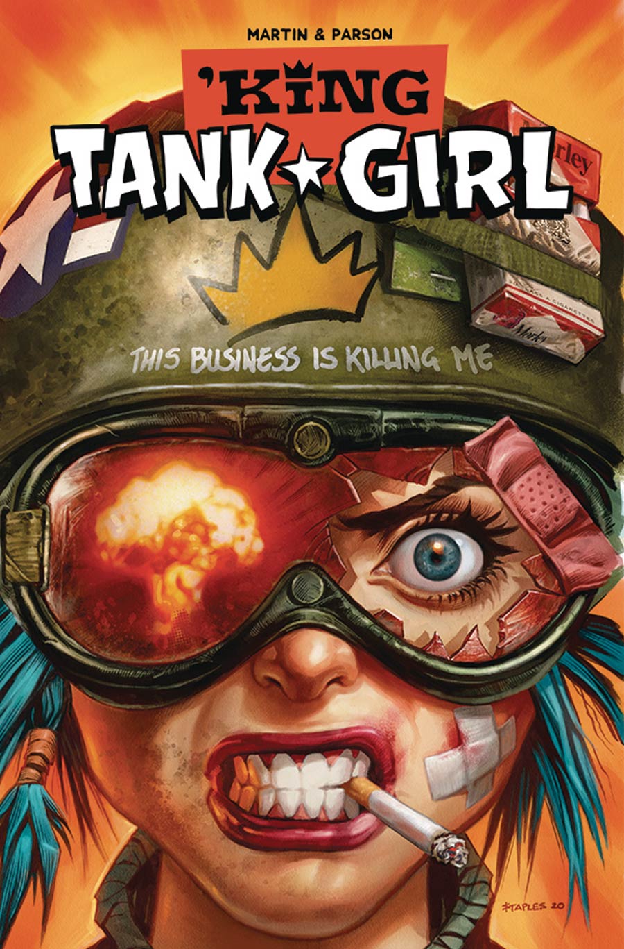 King Tank Girl #4 Cover B Variant Greg Staples Cardstock Cover