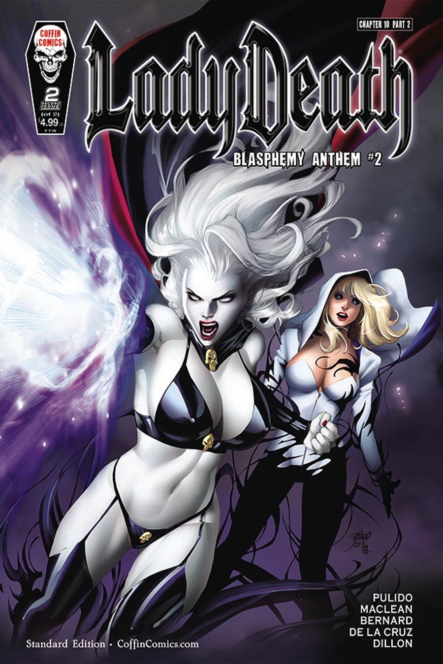 Lady Death Blasphemy Anthem #2 Cover A Regular Diego Bernard Cover