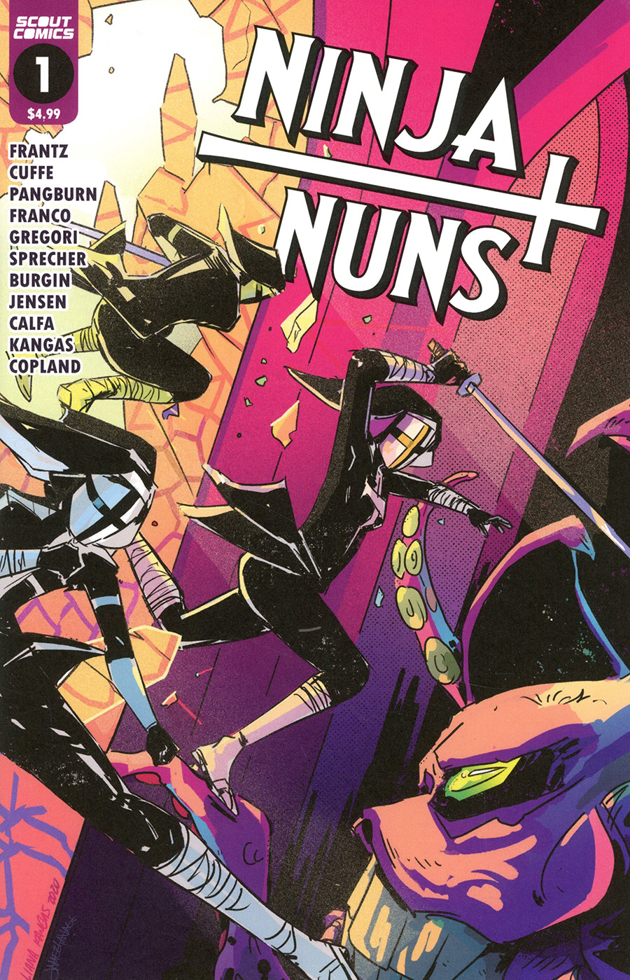 Ninja Nuns Bad Habits Die Hard One Shot Cover B Variant Liana Kangas Cover