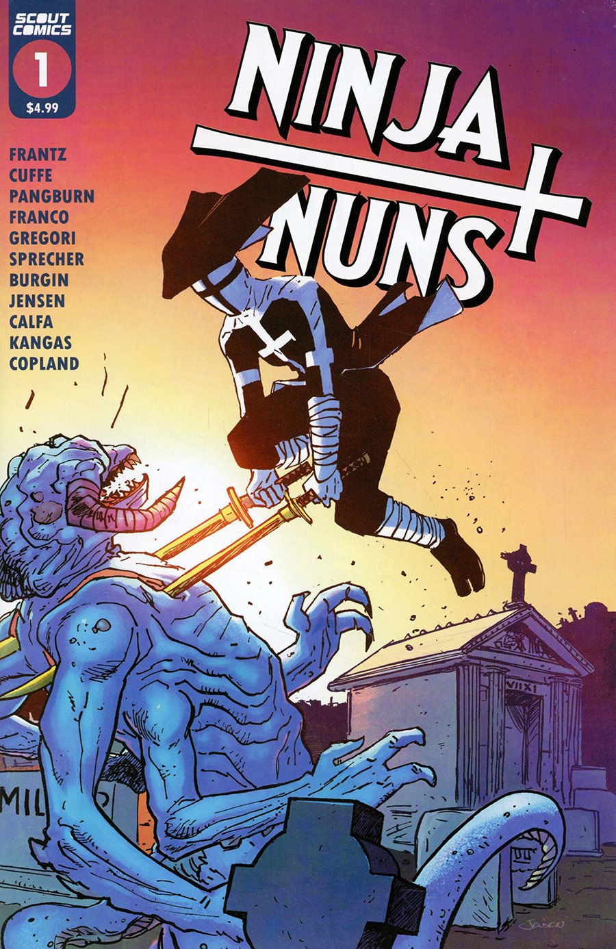 Ninja Nuns Bad Habits Die Hard One Shot Cover A Regular Jason Copland & Josh Jensen Cover