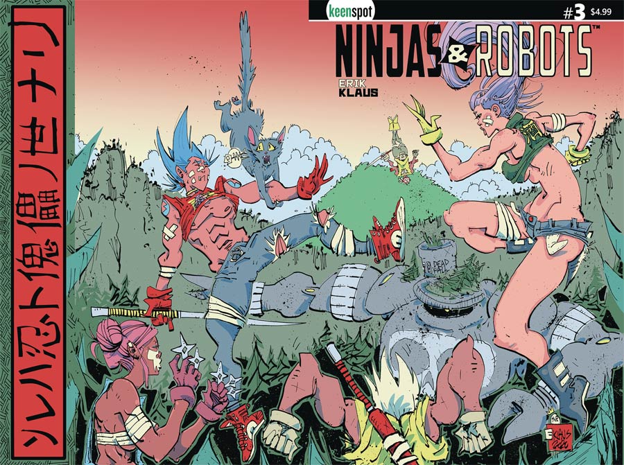 Ninjas And Robots #3 Cover A Regular Erik Klaus Cover