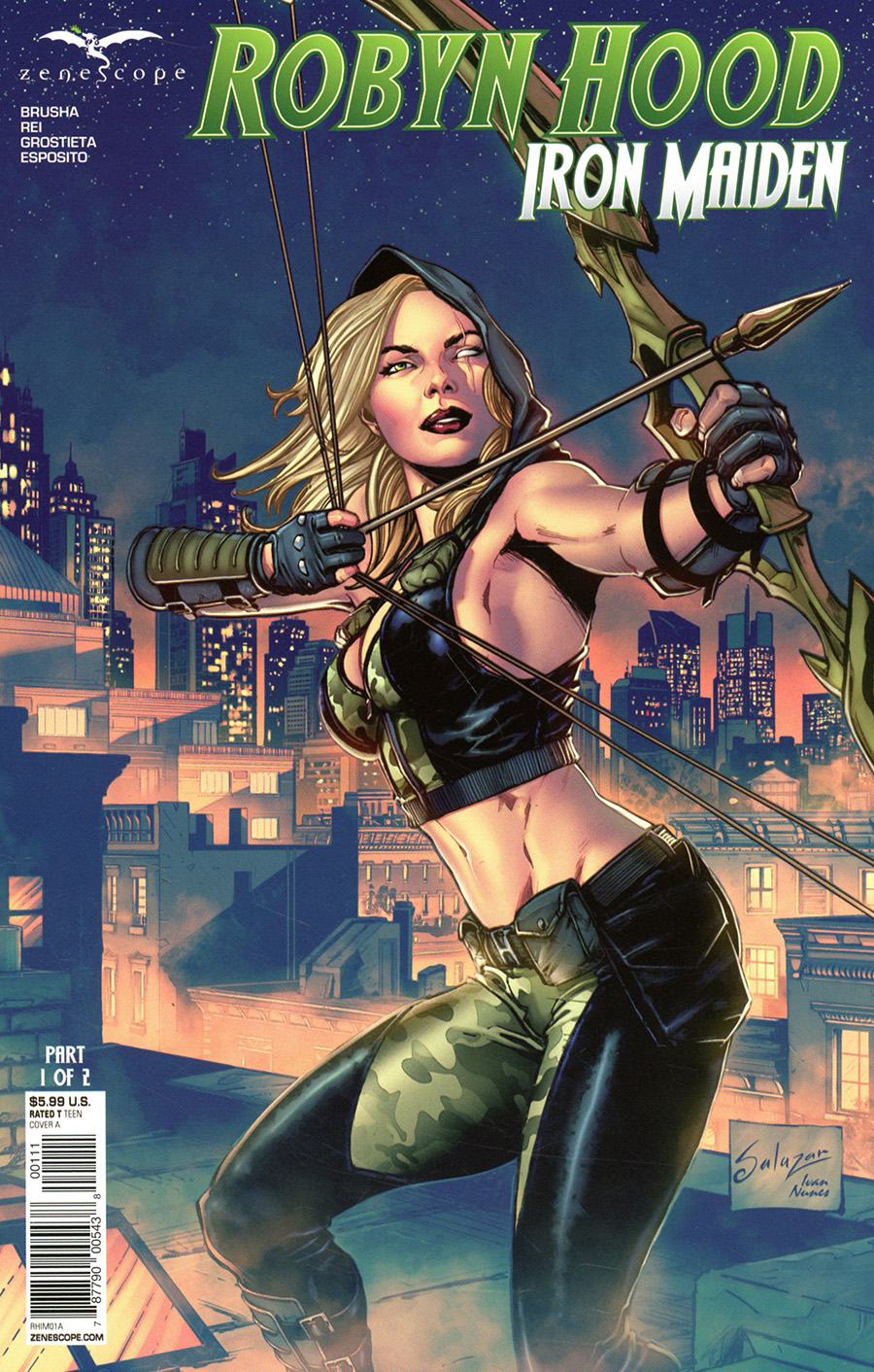 Grimm Fairy Tales Presents Robyn Hood Iron Maiden #1 Cover A Edgar Salazar