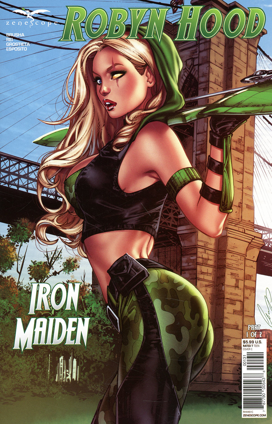 Grimm Fairy Tales Presents Robyn Hood Iron Maiden #1 Cover C Elias Chatzoudis