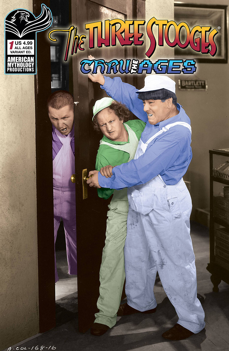 Three Stooges Thru The Ages #1 Cover B Variant Photo Color Cover