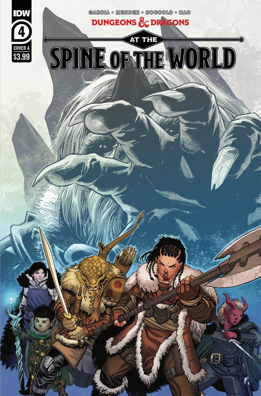 Dungeons & Dragons At The Spine Of The World #4 Cover A Regular Martin Coccolo Cover