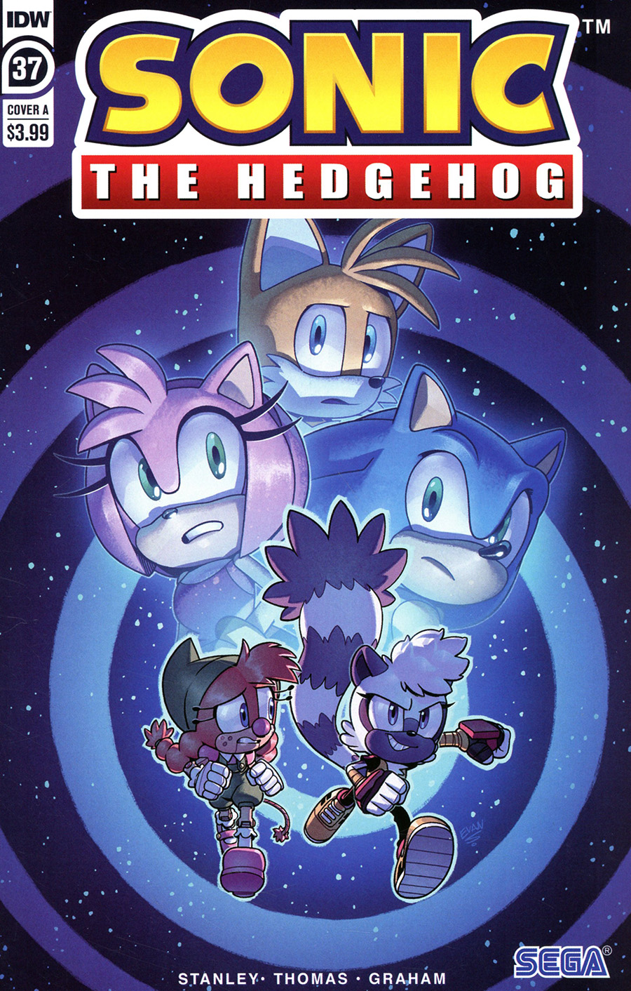 Sonic The Hedgehog Vol 3 #37 Cover A Regular Evan Stanley Cover