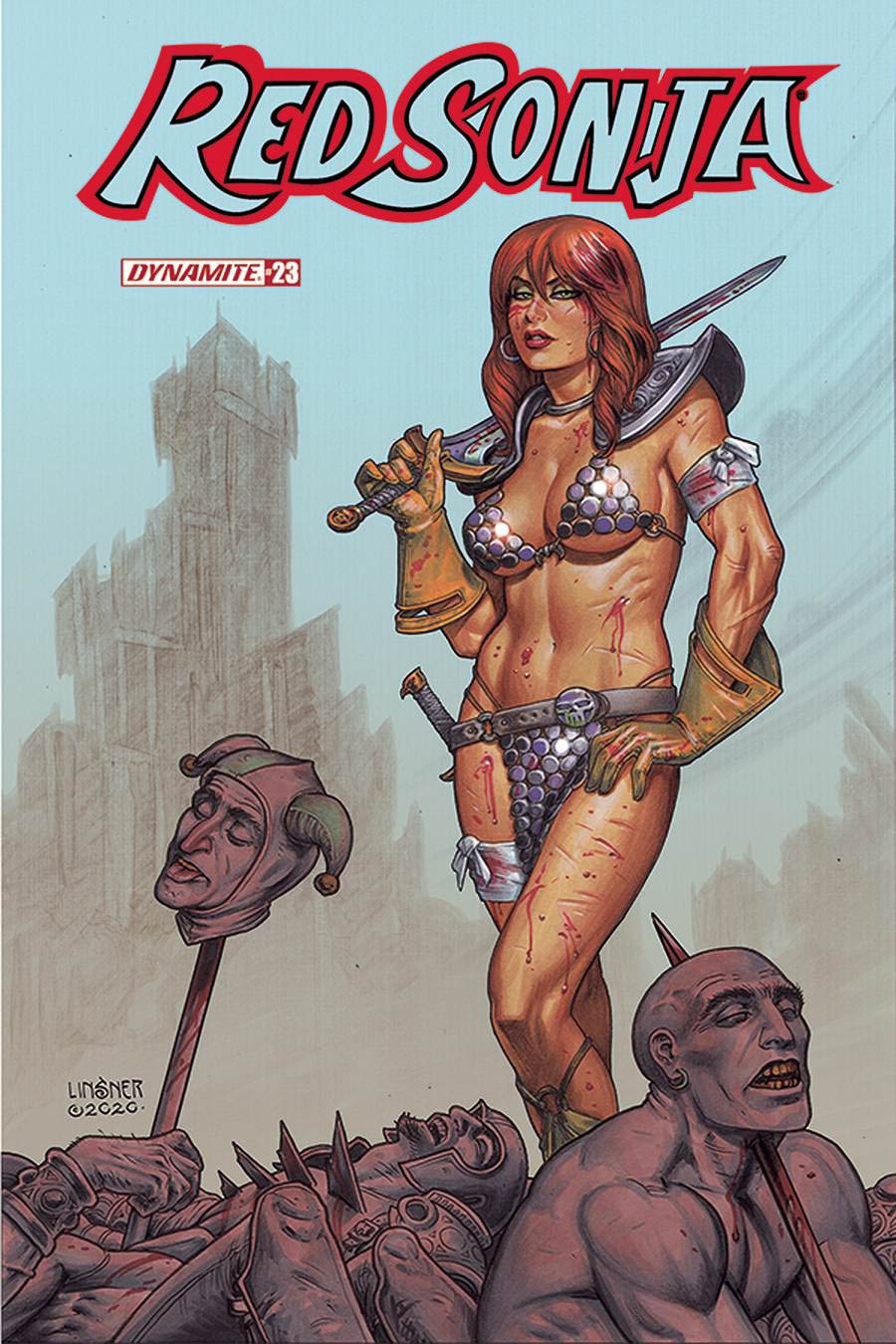 Red Sonja Vol 8 #23 Cover B Variant Joseph Michael Linsner Cover