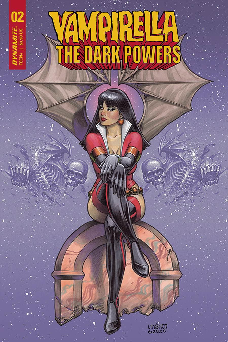 Vampirella The Dark Powers #2 Cover B Variant Joseph Michael Linsner Cover