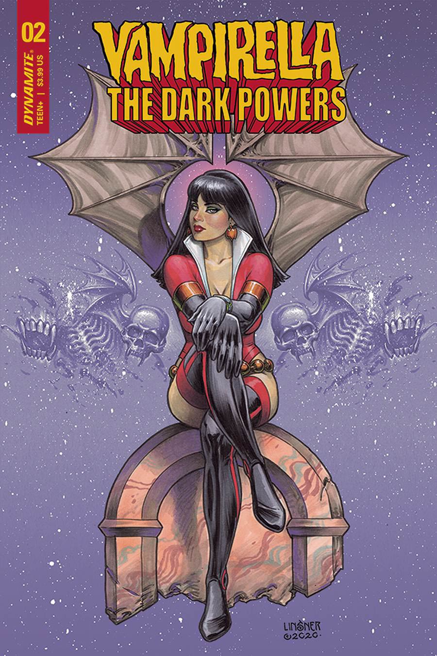 Vampirella The Dark Powers #2 Cover B Variant Joseph Michael Linsner Cover