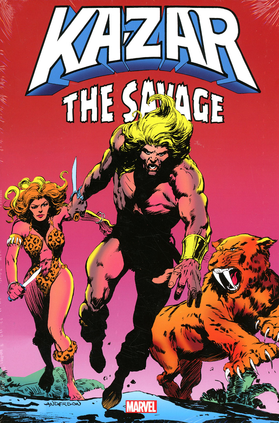 Ka-Zar The Savage Omnibus HC Book Market Brent Anderson First Issue Cover