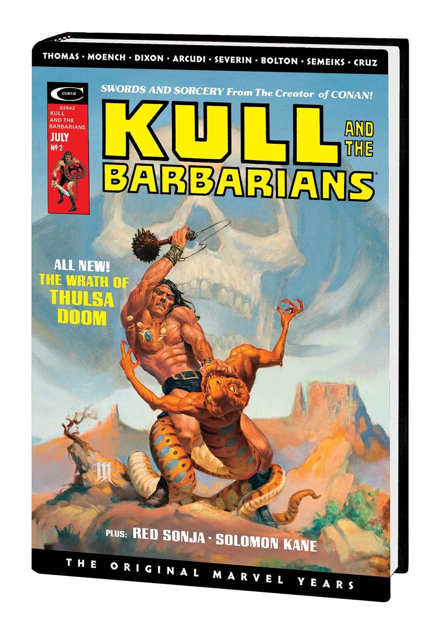 Kull The Savage Original Marvel Years Omnibus HC Direct Market Michael Whelan Variant Cover