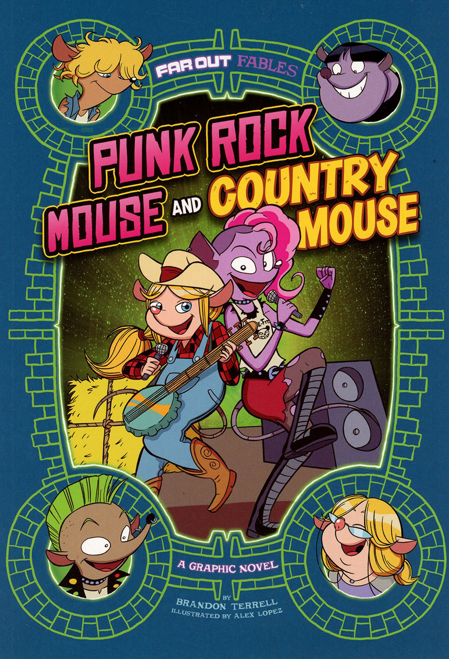 Far Out Fables Punk Rock Mouse And Country Mouse GN