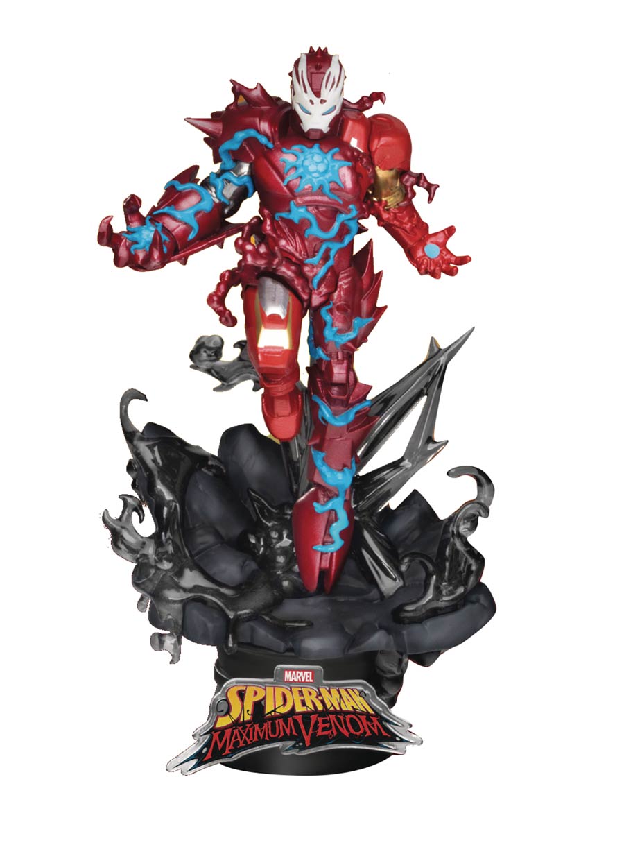 Spider-Man Maximum Venom DS-066 Iron Man D-Stage Series 6-Inch Statue