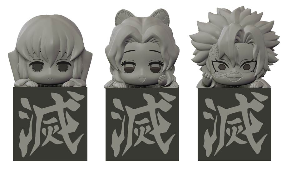 Demon Slayer Kimetsu No Yaiba Hikkake Hashira PVC 3-Piece Set 2