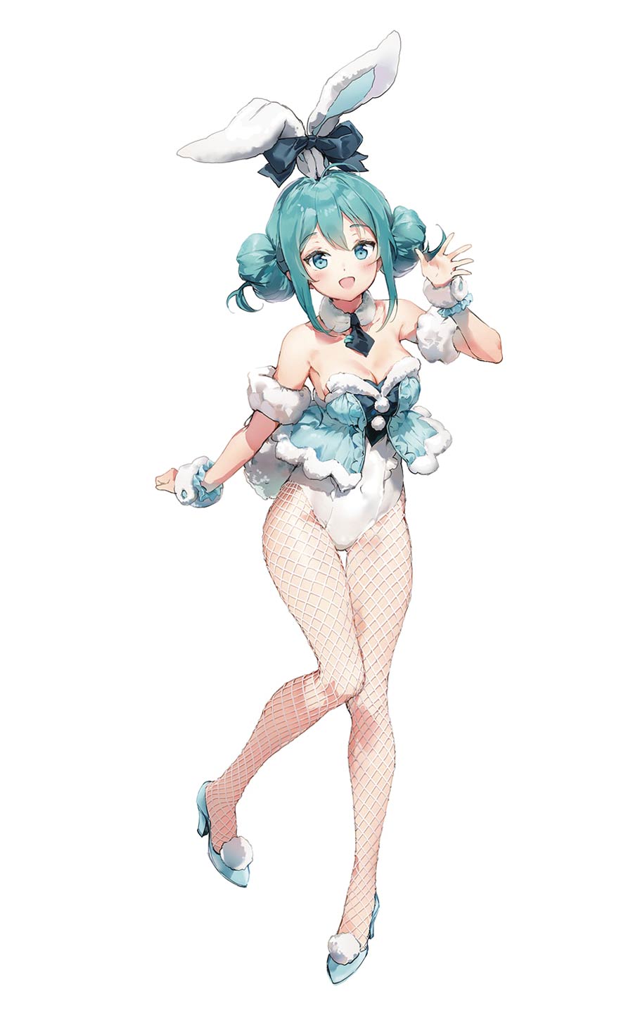 Hatsune Miku Bicute Bunnies White Rabbit Non-Scale Figure