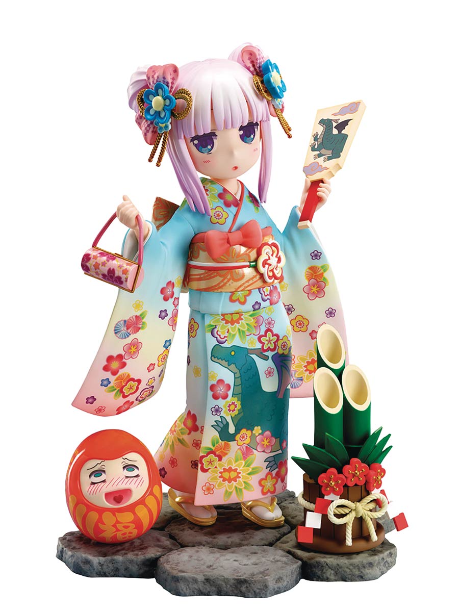 Miss Kobayashis Dragon Maid Kanna Finest Kimono 1/7 Scale PVC Figure