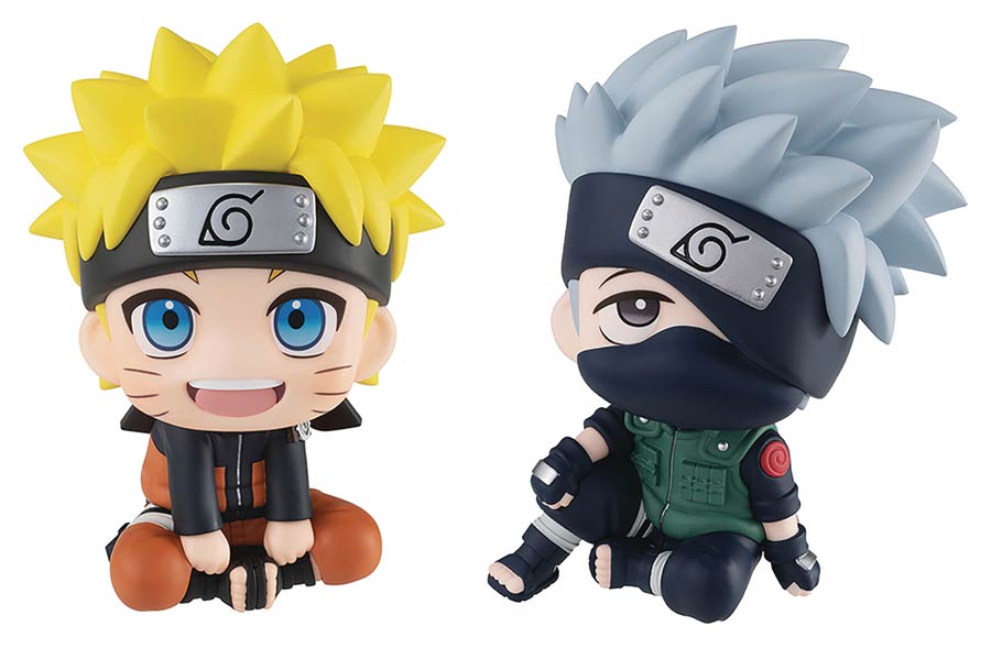 Naruto Look Up Series PVC Figure - Naruto & Kakashi Set With Gift