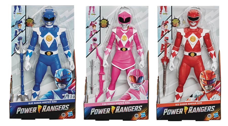 Mighty Morphin Power Rangers Morphin 12-Inch Action Figure Assortment Case 202001