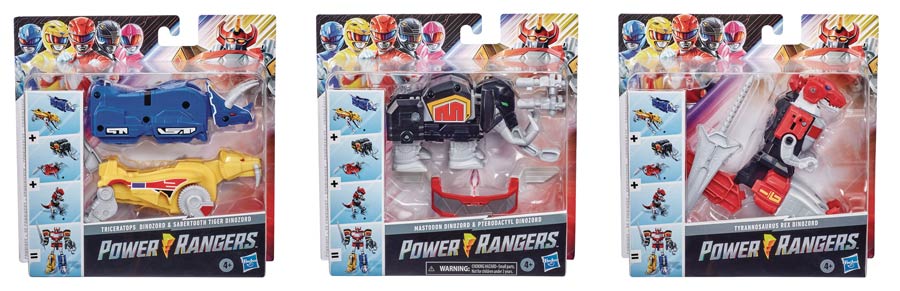 Mighty Morphin Power Rangers Dino Megazord Action Figure Assortment Case