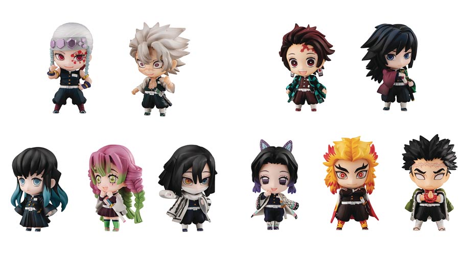 Demon Slayer Kimetsu No Yaiba Tanjiro & Hashiras Mascot Figure Box Set With Gift