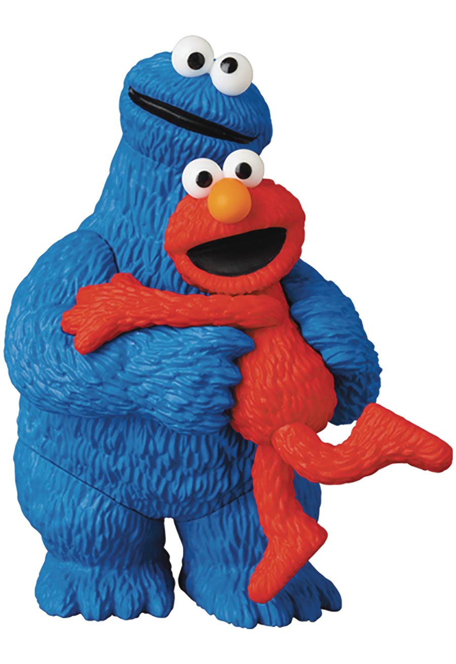Sesame Street Ultra Detail Figure Series 2 - Elmo & Cookie Monster