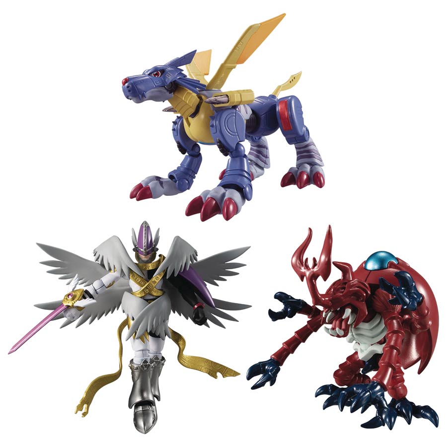 Digimon Adventure Shokugan 2 Shodo Mini Figure 6-Piece Assortment Case