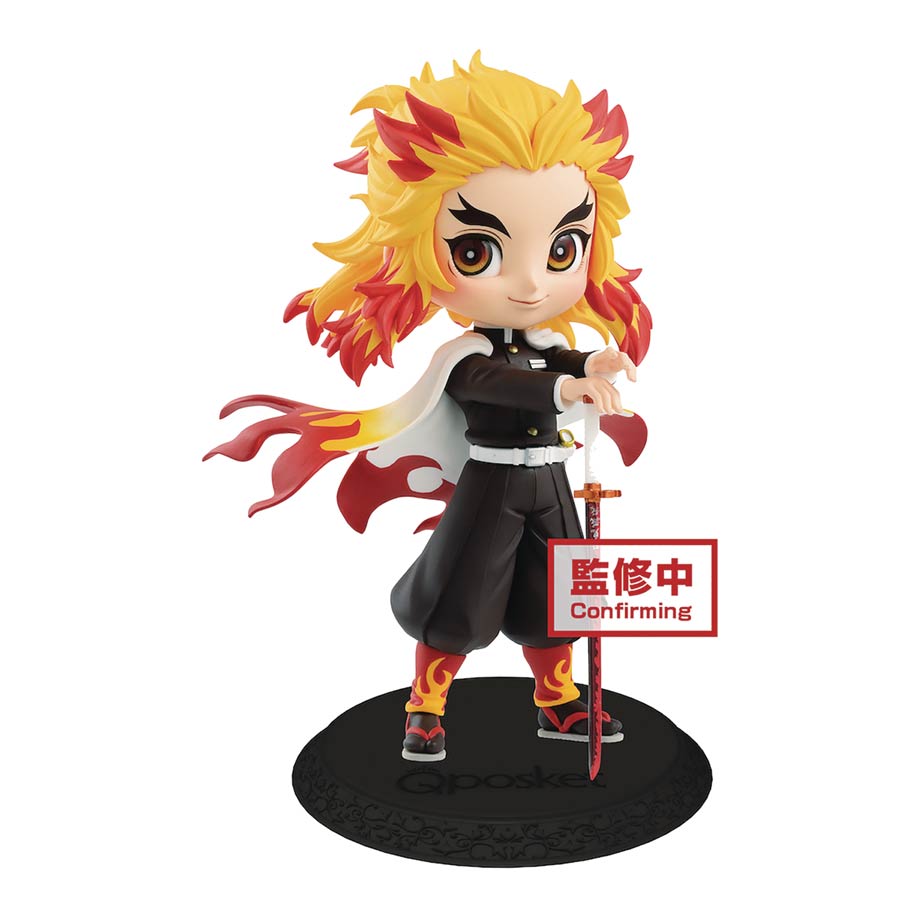 Demon Slayer Kimetsu No Yaiba Q-Posket Figure - Kyojuro Rengoku Version A