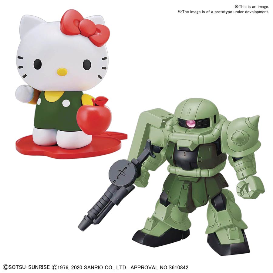 SD Gundam Cross Silhouette Kit - Hello Kitty / Zaku II