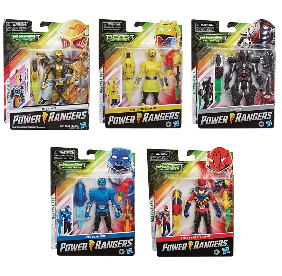 Power Rangers Beast Morphers Core 6-Inch Action Figure Assortment Case 202001