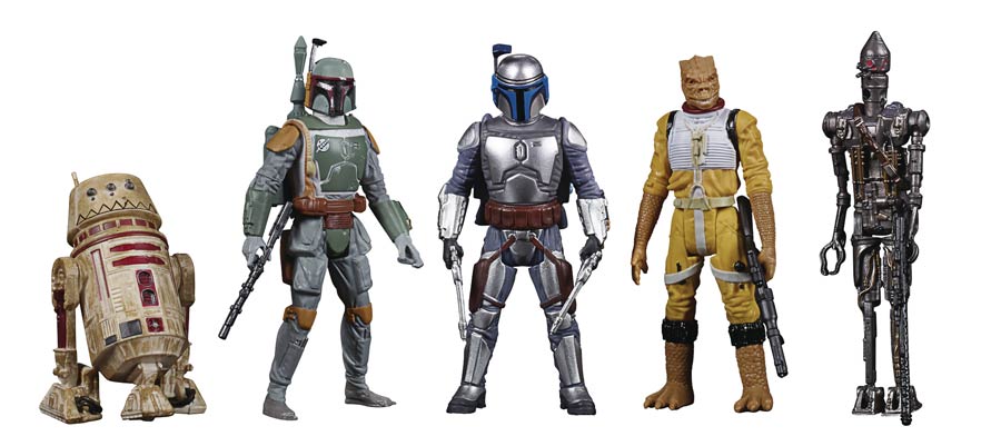 Star Wars Celebrate The Saga Bounty Hunters 3.75-Inch 5-Piece Action Figure Set Case