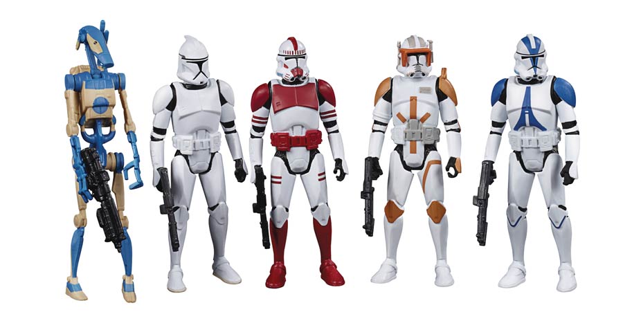 Star Wars Celebrate The Saga Galactic Republic 3.75-Inch 5-Piece Action Figure Set Case