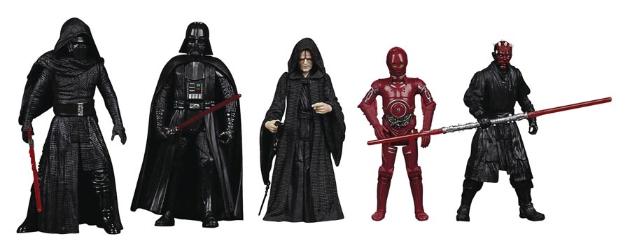 Star Wars Celebrate The Saga The Sith 3.75-Inch 5-Piece Action Figure Set Case