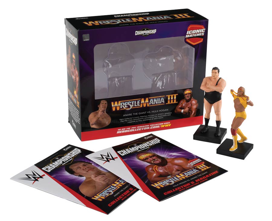 WWE Figurine Championship Collection Special #3 Andre The Giant vs Hulk Hogan Wrestlemania III