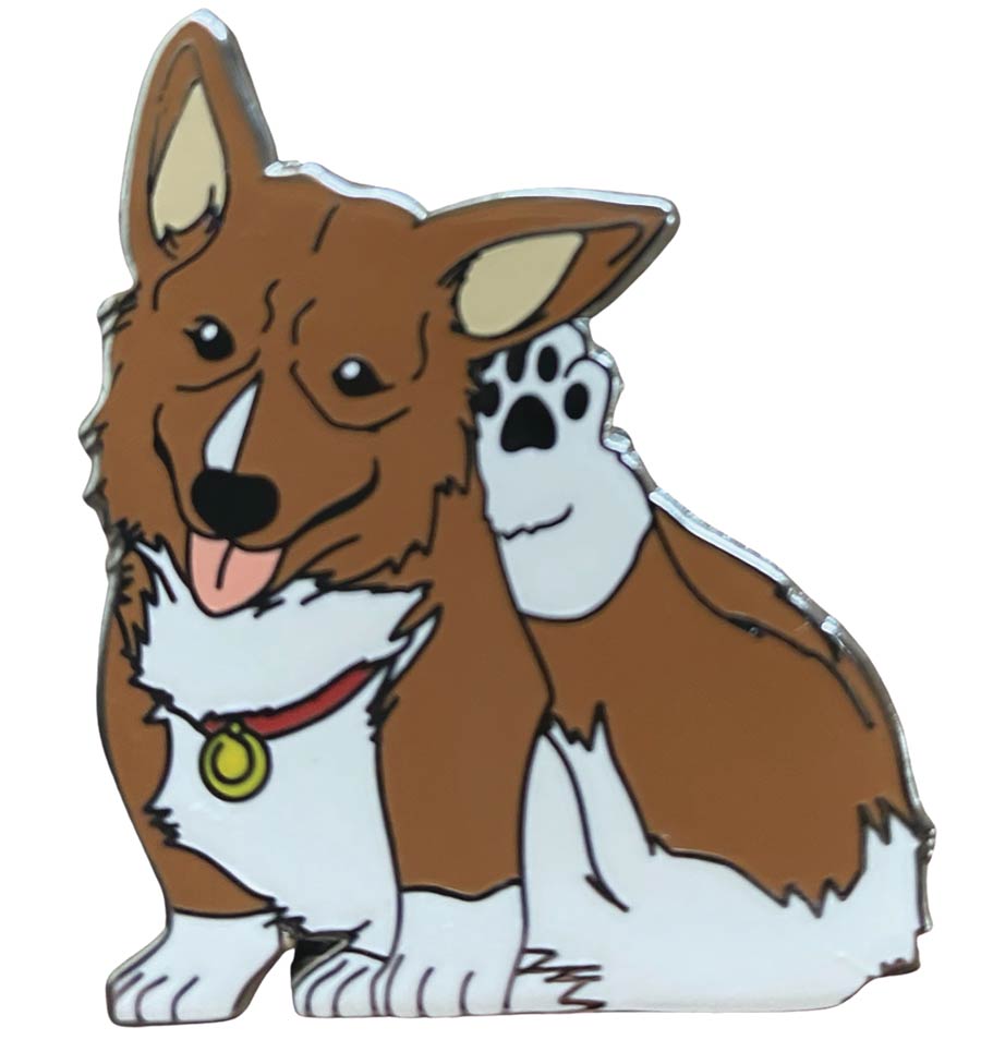 Cowboy Bebop Ein Scratching His Ear Pin