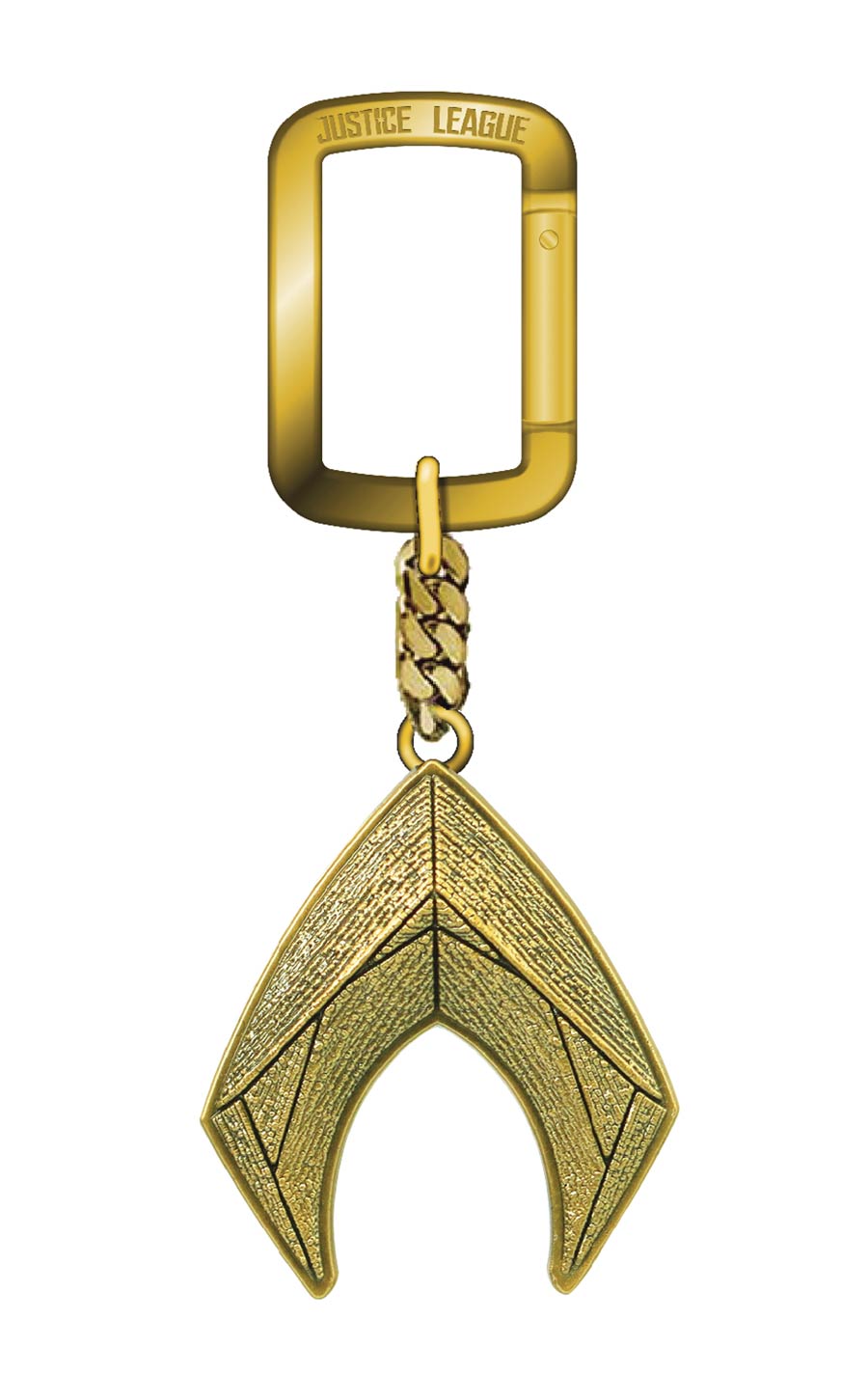 DC Justice League Movie Pewter Keyring - Aquaman Logo